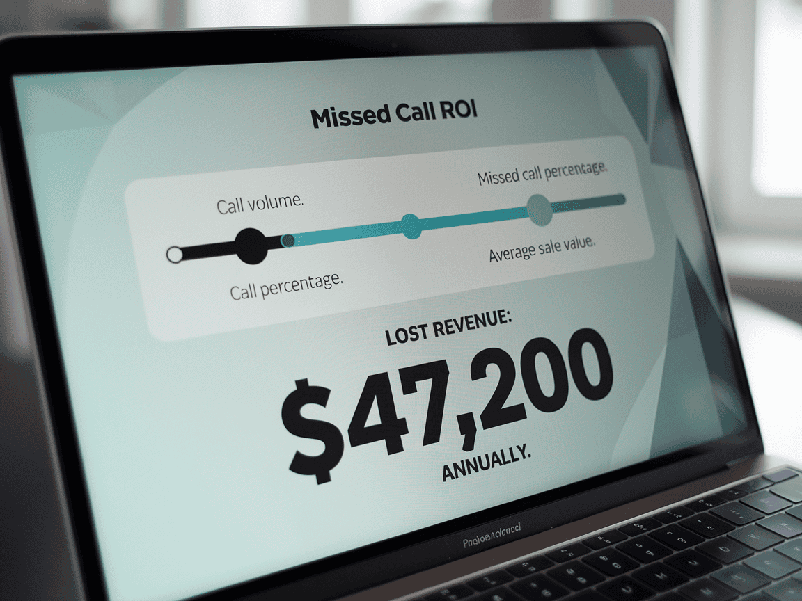 missed call roi revenue calculator